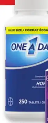 Walmart One A Day multivitamins 250s or RestoraLAX powder 30 doses offer