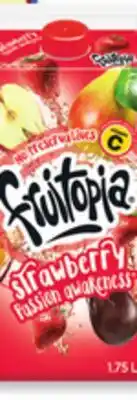 Walmart Fruitopia drinks offer