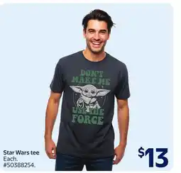 Walmart Star Wars tee offer