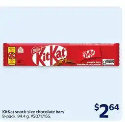 Walmart KitKat snack-size chocolate bars offer