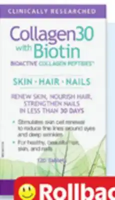 Walmart Webber Naturals Collagen30 120s offer