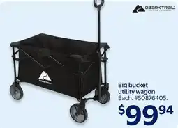 Walmart Big bucket utility wagon offer