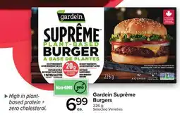 Metro GARDEIN SUPRÊME BURGERS offer