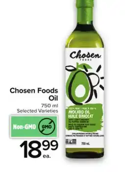 Metro CHOSEN FOODS OIL offer