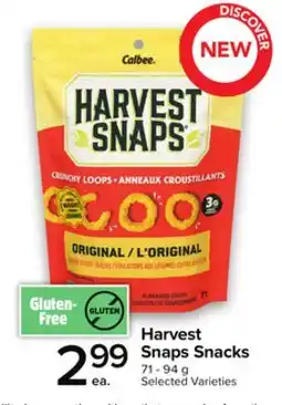 Metro HARVEST SNAPS SNACKS offer
