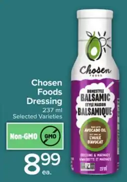 Metro CHOSEN FOODS DRESSING offer