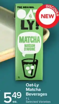 Metro OAT-LY MATCHA BEVERAGES offer