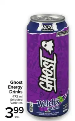 Metro GHOST ENERGY DRINKS offer