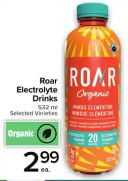 Metro ROAR ELECTROLYTE DRINKS offer