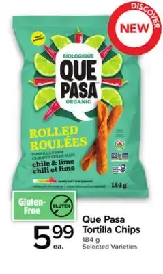 Metro QUE PASA TORTILLA CHIPS offer