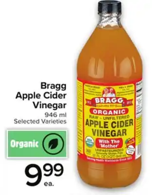 Metro BRAGG APPLE CIDER VINEGAR offer