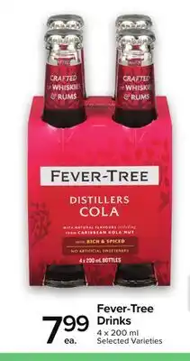 Metro FEVER-TREE DRINKS offer
