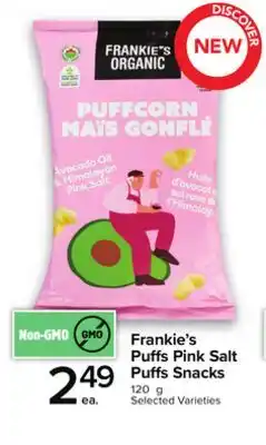 Metro FRANKIE'S PUFFS PINK SALT PUFFS SNACKS offer
