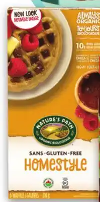 Metro CROFTER'S JAM OR NATURE'S PATH WAFFLES offer
