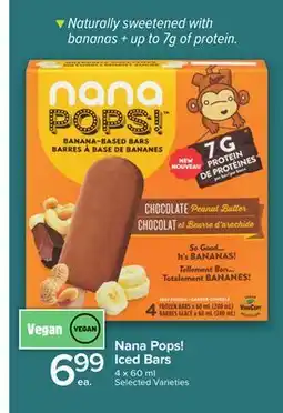 Metro NANA POPS! ICED BARS offer