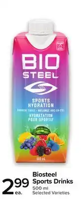 Metro BIOSTEEL SPORTS DRINKS offer