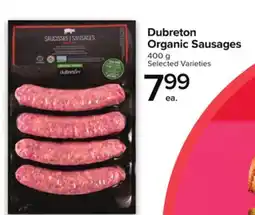 Metro DUBRETON ORGANIC SAUSAGES offer