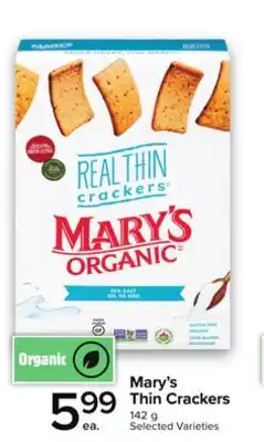 Metro MARY'S THIN CRACKERS offer