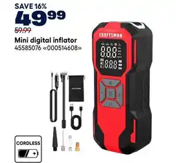 RONA craftsman Mini digital inflator offer