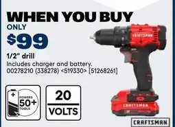 RONA CRAFTSMAN 1/2 drill offer
