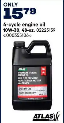 RONA Atlas 4-cycle engine oil 10W-30, 48-oz offer