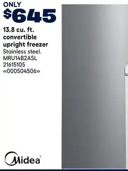 RONA Midea 13.8 cu. ft. convertible upright freezer offer