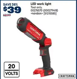 RONA CRAFTSMAN LED work light offer