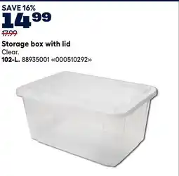 RONA Storage box with lid 102-L offer