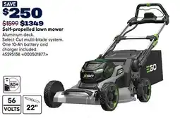 RONA EGO Self-propelled lawn mower offer