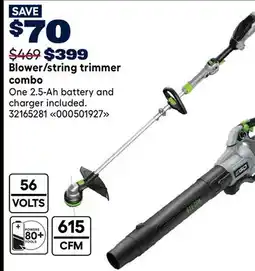 RONA EGO Blower/string trimmer combo offer