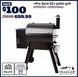 RONA Traeger Pro Serie 22 pellet grill offer