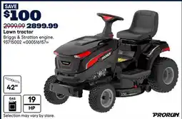 RONA PRORUN Lawn tractor offer