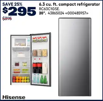 RONA Hisense 6.3 cu. ft. compact refrigerator offer