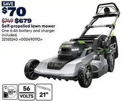 RONA EGO Self-propelled lawn mower offer