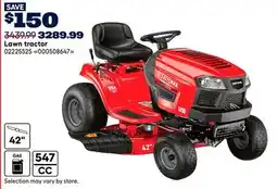 RONA CRAFTSMAN Lawn tractor offer