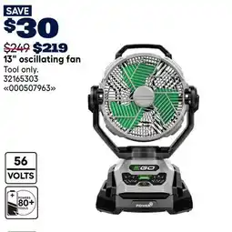 RONA 13 oscillating fan offer