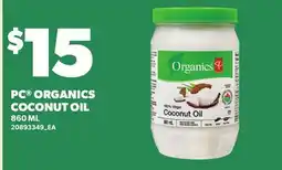 Loblaws PC ORGANICS COCONUT OIL offer