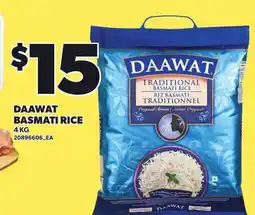 Loblaws DAAWAT BASMATI RICE offer