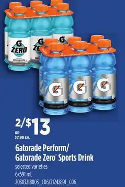 Loblaws GATORADE PERFORM/ GATORADE ZERO SPORTS DRINK offer