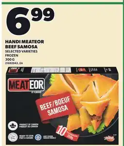 Loblaws HANDI MEATEOR BEEF SAMOSA offer