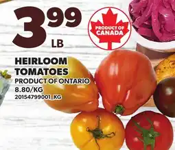 Loblaws HEIRLOOM TOMATOES offer