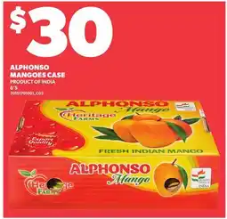Loblaws ALPHONSO MANGOES CASE, 6'S offer