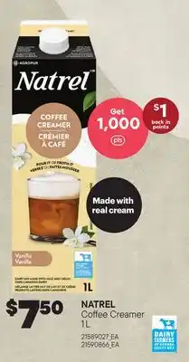 Loblaws NATREL COFFEE CREAMER offer