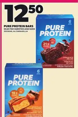 Loblaws PURE PROTEIN BARS offer
