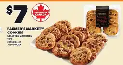 Loblaws FARMER'S MARKET COOKIES, 12'S offer