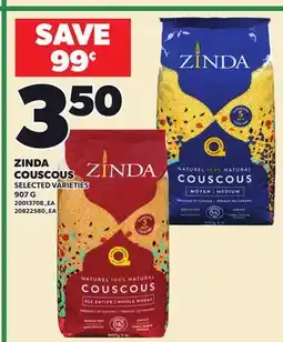 Loblaws ZINDA COUSCOUS offer
