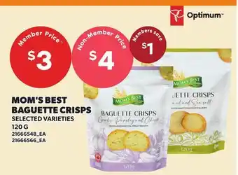 Loblaws MOM'S BEST BAGUETTE CRISPS offer