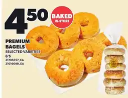 Loblaws PREMIUM BAGELS, 6'S offer