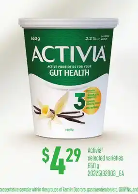 Loblaws ACTIVIA offer