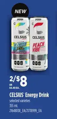 Loblaws CELSIUS ENERGY DRINK offer